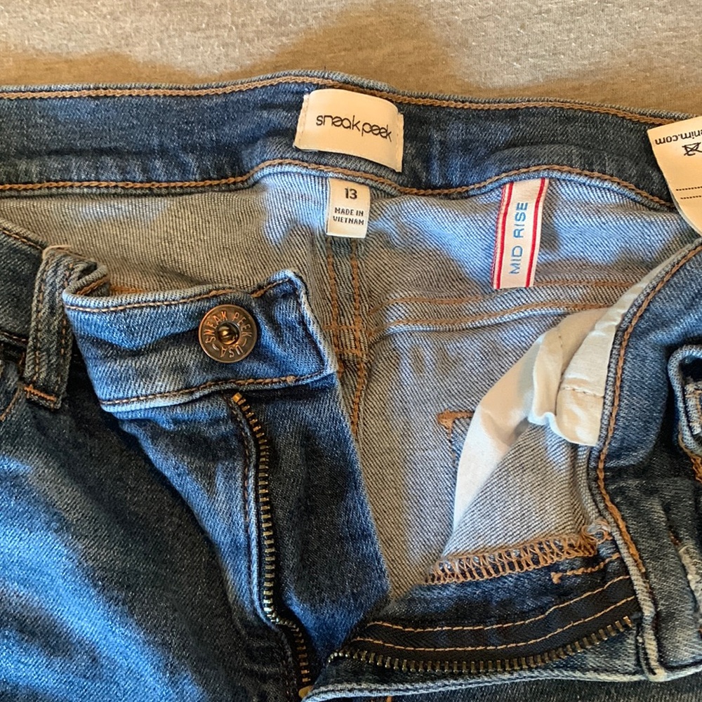 Boutique jeans - sleek peak brand, mid rise